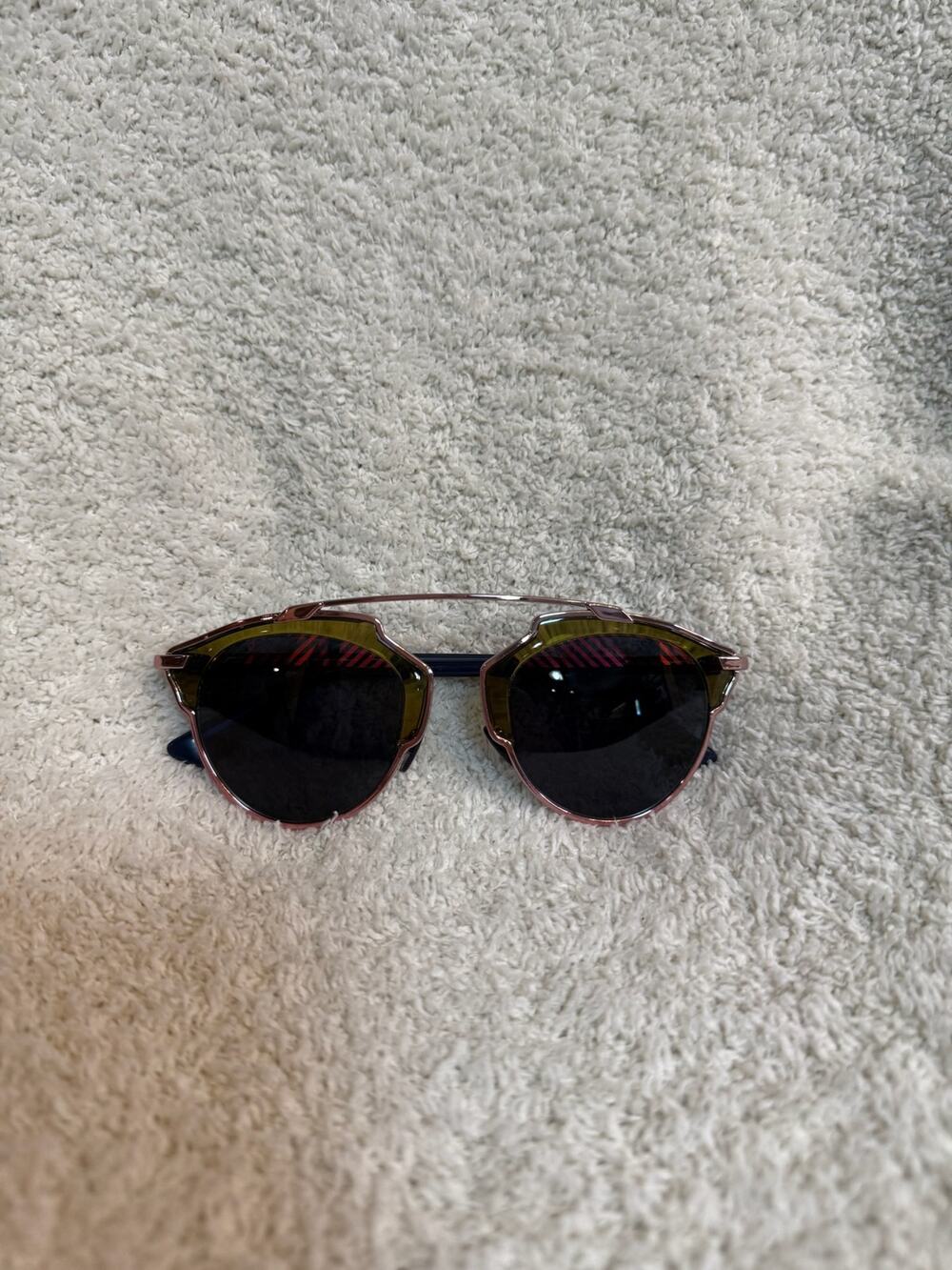 Christian Dior So Real Sunglasses Multi Frame Mirrored Lens Designer Eyewear